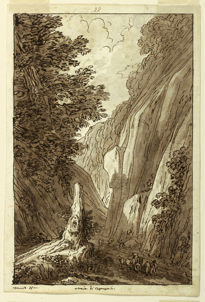 Drawing, The Road to Caprarola