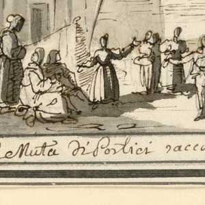 Drawing, Stage Design, Seaport, after 1828