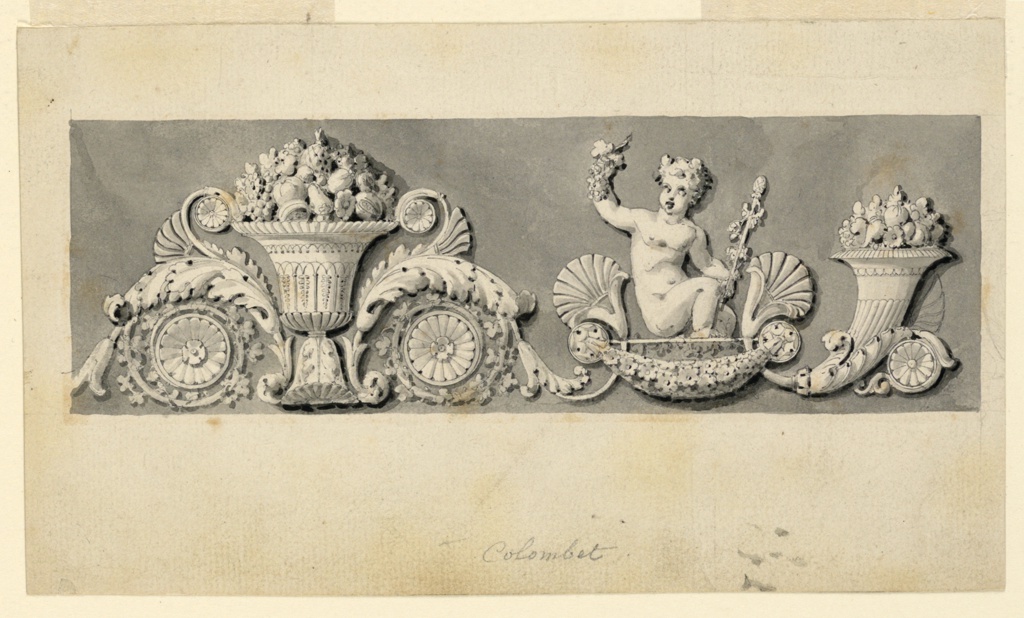 Drawing, Design for a Frieze