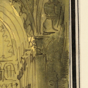 Drawing, Stage Design, Church Interior, early 19th century