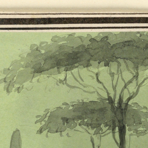 Drawing, Stage Design, Stairs Between Tombs, early 19th century