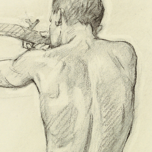 Drawing, Figure for a Mural