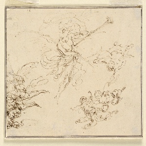 Drawing, Project for a Ceiling, 1775–1800