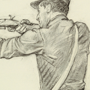 Drawing, Figure for a Mural