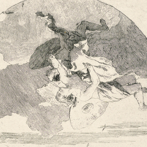 Print, Diana Descending from the Heavens to Save Iphigenia