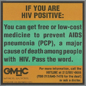 Poster, If You Are HIV Positive..., 1993