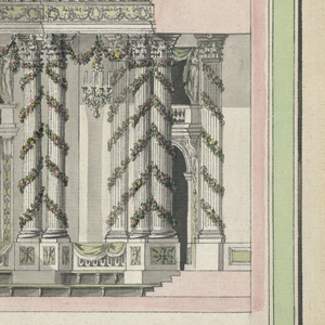 Drawing, Design for the Ballroom of the Royal Palace at Warsaw as Decorated for a Festivity, ca. 1765