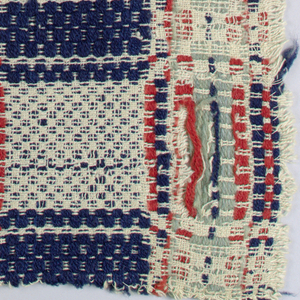 Coverlet Fragment (USA), early 19th century