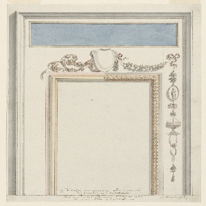 Drawing, Design for a mirror, 1805