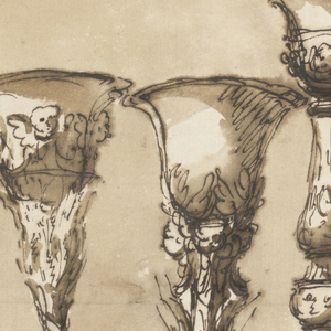 Drawing, Chalice Designs, late 18th century