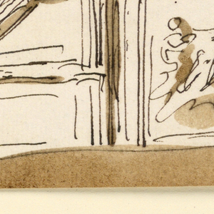 Drawing, Oblong ceiling