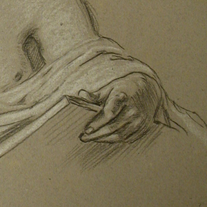 Drawing, Study for "Muse of History", ca. 1895