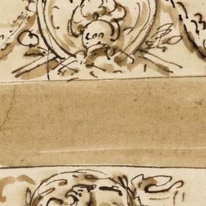 Drawing, Design for ceiling decoration