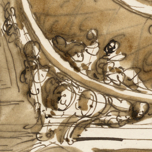 Drawing, Design for ceiling decoration
