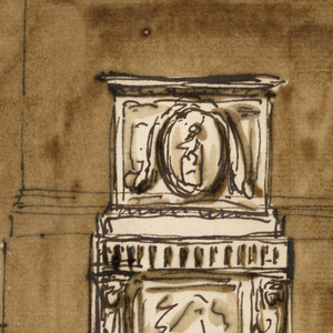 Drawing, Bases of pilaster stripe