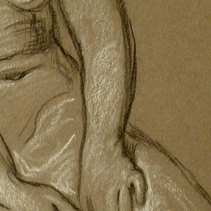 Drawing, Female torso study, ca. 1885
