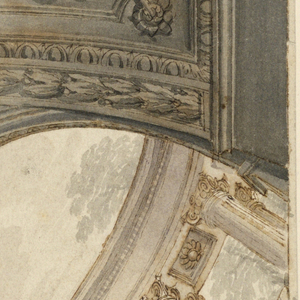 Drawing, Project for a Painted Oblong Ceiling, 1800–1815