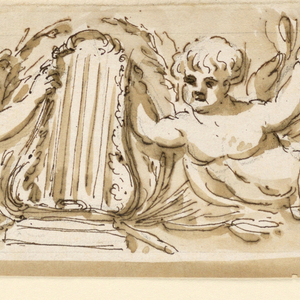 Drawing, Design for ceiling decoration