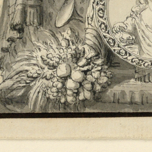 Drawing, Medallion portrait of Queen Mary I of Portugal