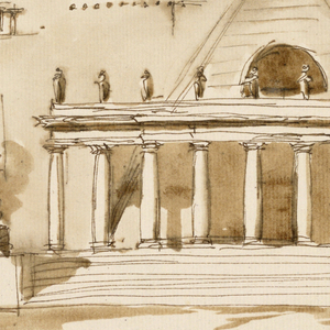Drawing, Mausoleum