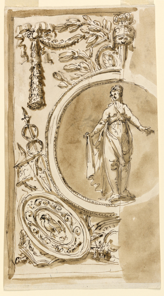 Drawing, Design for the Decoration of a Panel