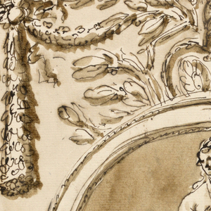 Drawing, Decoration of a panel