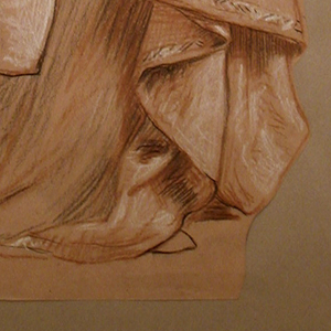 Drawing, Study of a costumed figure, ca. 1890