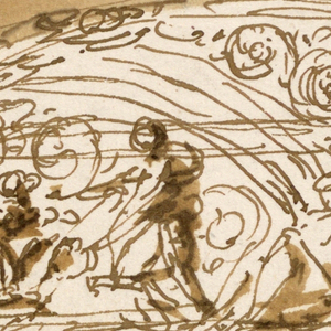 Drawing, Design for ceiling decoration