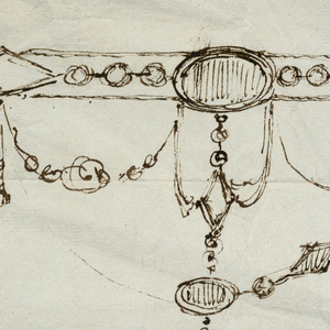 Drawing, Design for a Necklace, 1800–1825