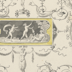 Drawing, Project for a Ceiling, late 18th century
