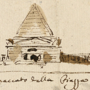 Drawing, Mausoleum
