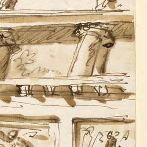 Drawing, Design for ceiling decoration