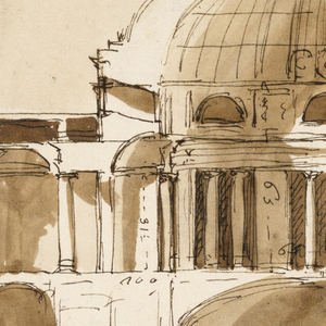 Drawing, Mausoleum