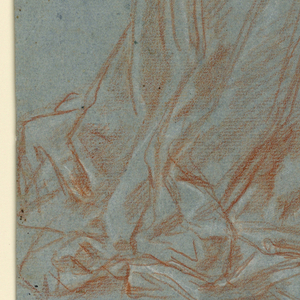 Drawing, Studies for a Kneeling Monk, 1775–1800