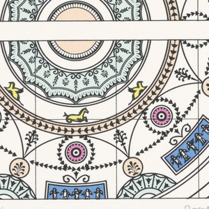 Print, Ceiling design print for Knoll Center, New York, New York, USA, 1979