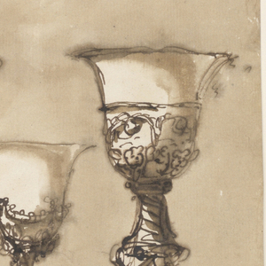 Drawing, Six chalices