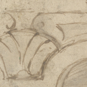 Drawing, Project for a Cresting, 1550-80