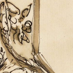 Drawing, Design for ceiling decoration