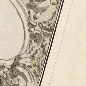 Drawing, Project for the Stucco Decoration of a Circular Ceiling, 1700–1725