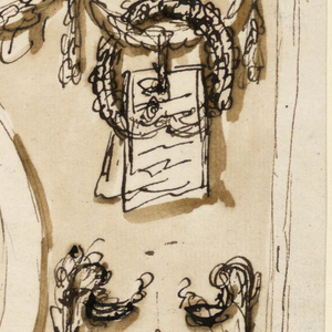 Drawing, Decoration of a panel