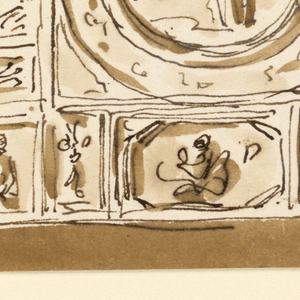 Drawing, Oblong ceiling