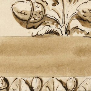 Drawing, Design for ceiling decoration