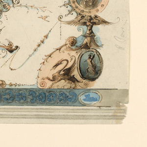 Drawing, Ceiling Design, 17th–19th century