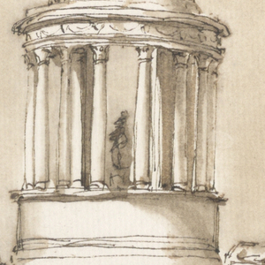Drawing, Ornament; part of centerpiece