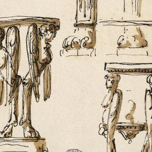 Drawing, Console Tables, ca. 1800