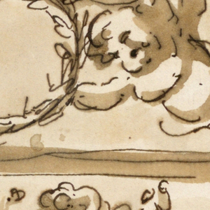 Drawing, Design for ceiling decoration