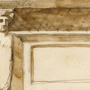 Drawing, Console Table and Chest of Drawers, ca. 1795