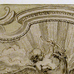 Drawing, Design for an Ornament Panel, 1733–34