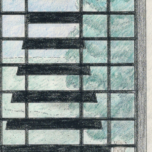 Drawing, Detail of Garden Gate, Ba, 1982-86