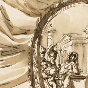 Drawing, Decoration in a church